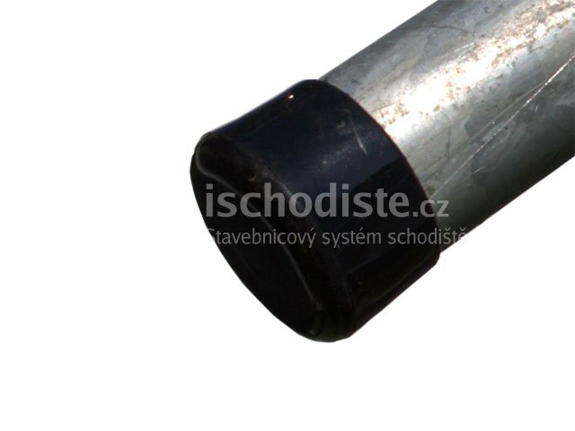 Endstück des Handlaufs 42,4 mm – PVC schwarz