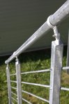 Verzinkter Geländerhandlauf – 4 m / Durchm. 42,4 mm